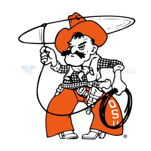 Oklahoma State Cowboys Logo T-shirts Iron On Transfers N5775 - Click Image to Close